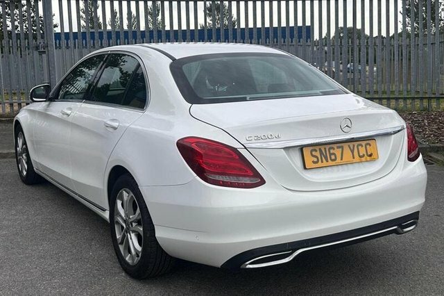 Mercedes-Benz C Class 1.6 C200d Sport Saloon G-tronic Euro 6 White #5