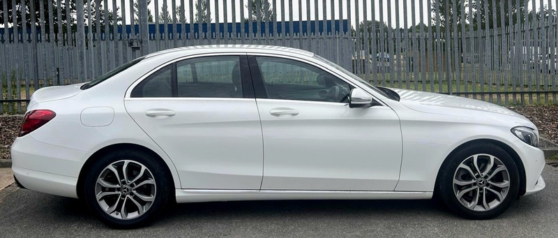 Mercedes-Benz C Class 1.6 C200d Sport Saloon White #3