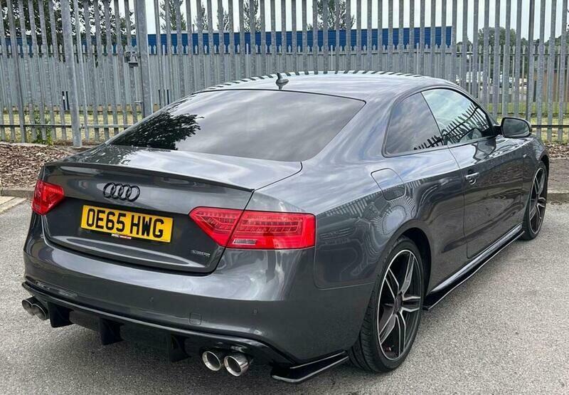 Audi A5 2.0 Tdi Black Edition Plus Coupe S Tron OE65HWG Black #5