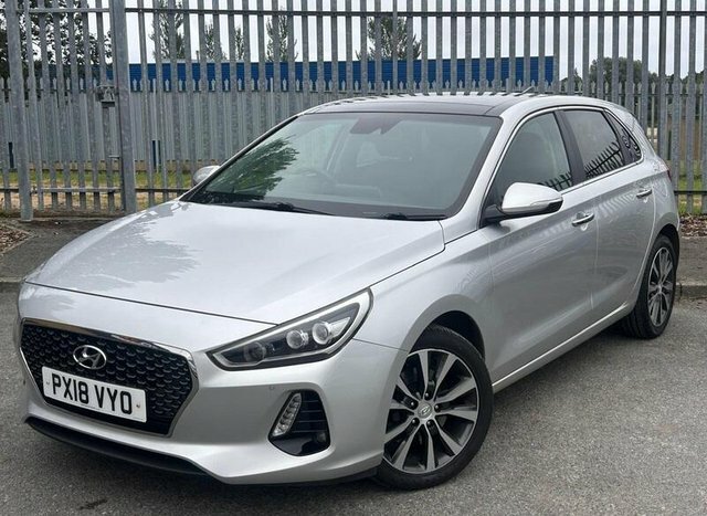 Hyundai I30 1.6 Crdi Blue Drive Premium Se Hatchback Diese Silver #2