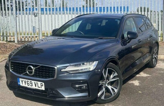 Volvo V60 2.0 D4 R-design Estate Euro 6 Ss YY69VLP Blue #2