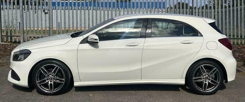 Mercedes-Benz A Class 1.6 A160 Amg Line Hatchback Euro LP67VYM White #3