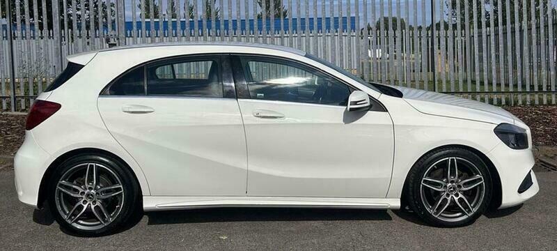 Mercedes-Benz A Class 1.6 A160 Amg Line Hatchback Euro LP67VYM White #4