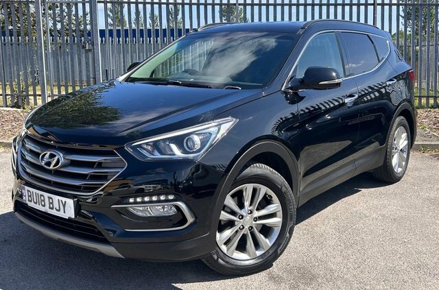 Hyundai Santa Fe 2.2 Crdi Blue Drive Premium Suv Black #2