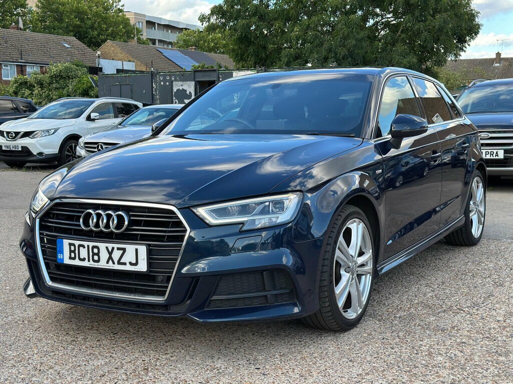 Audi A3 1.5 Tfsi Cod S Line Sportback S Tronic Euro 6 Ss Blue