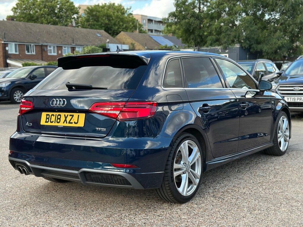 Audi A3 1.5 Tfsi Cod S Line Sportback S Tronic Euro 6 Ss BC18XZJ Blue #6