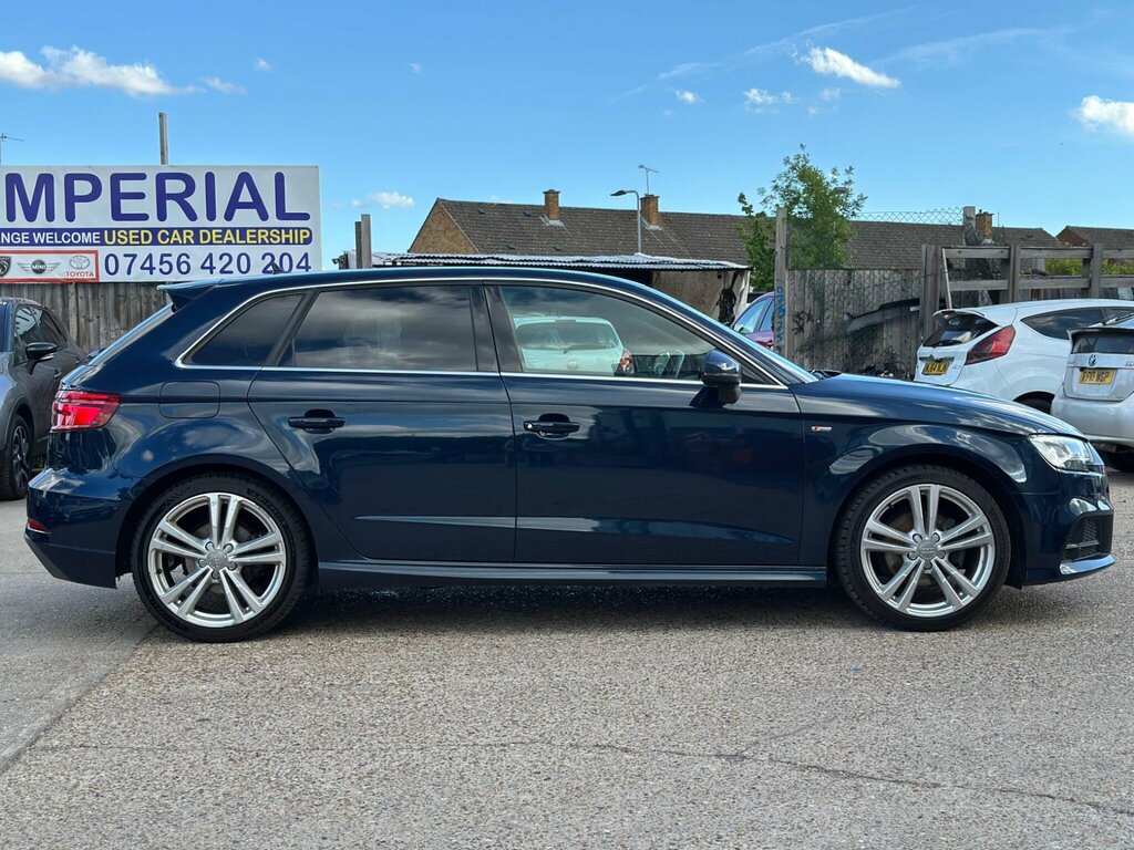 Audi A3 1.5 Tfsi Cod S Line Sportback S Tronic Euro 6 Ss BC18XZJ Blue #5