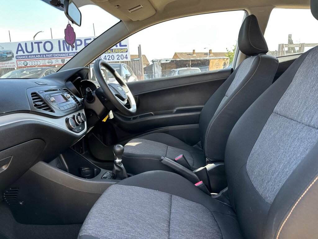 Kia Picanto 1.0 1 Air Hatchback Euro 5 68 B White #14