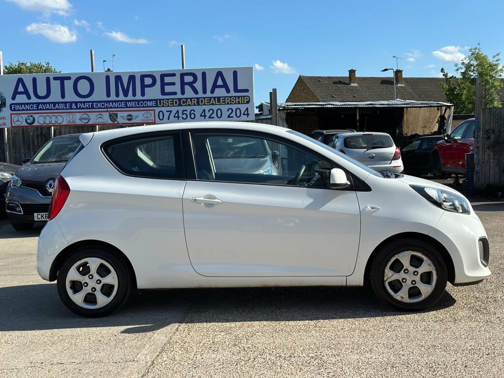 Kia Picanto 1.0 1 Air Hatchback Euro 5 68 B White #12