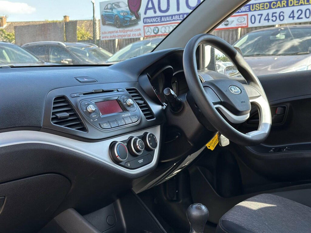 Kia Picanto 1.0 1 Air Hatchback Euro 5 68 B White #13