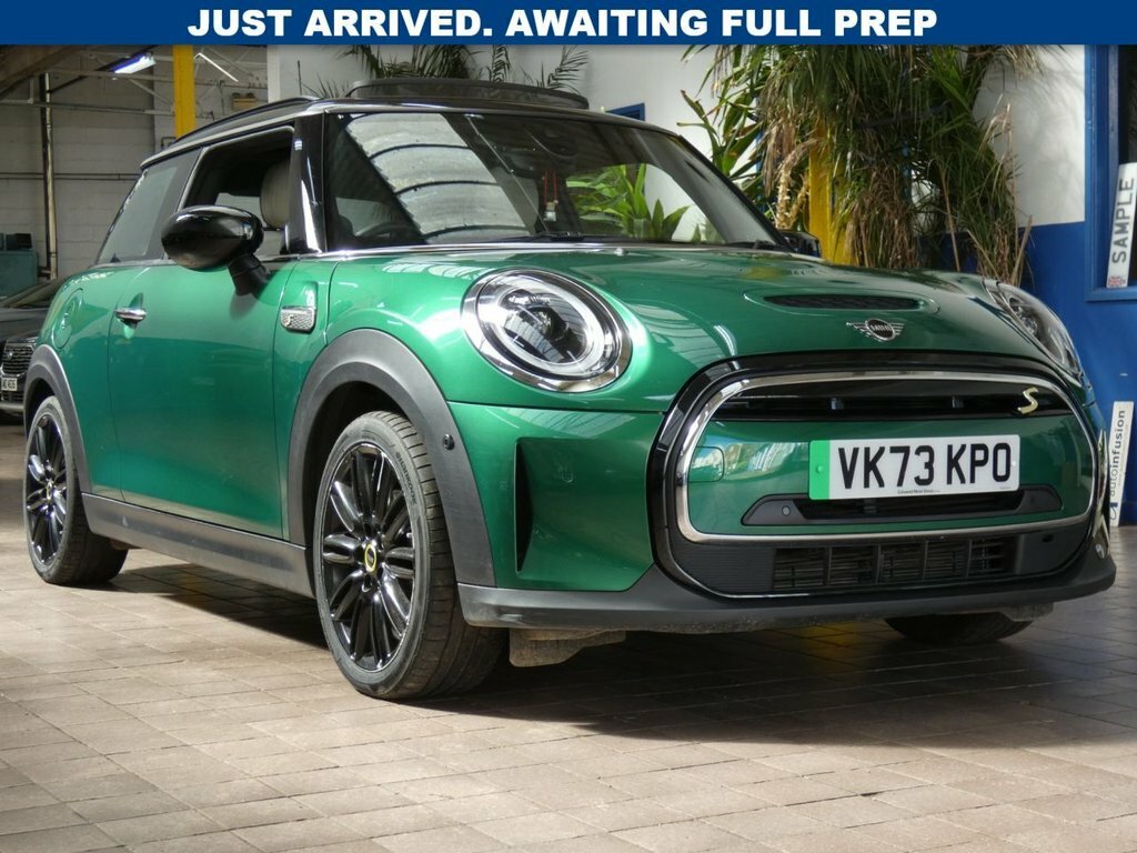 Mini Electric Hatchback Green