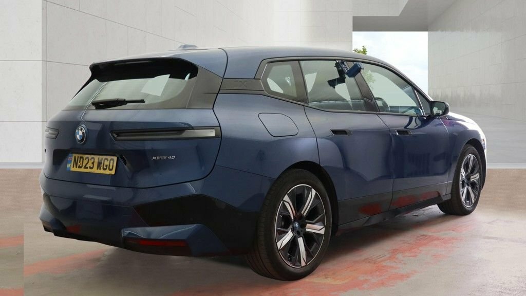 BMW iX Suv Blue #4