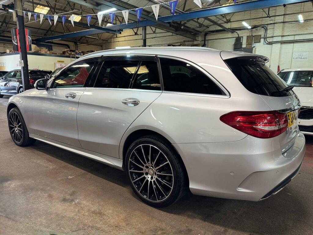 Mercedes-Benz C Class 2.0 C200 Amg Line Premium Estate G-tr FJ15GEU Silver #4