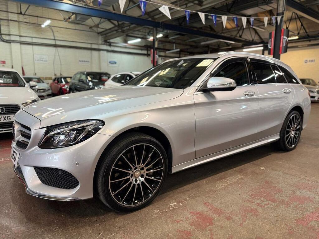 Mercedes-Benz C Class 2.0 C200 Amg Line Premium Estate G-tr FJ15GEU Silver #3