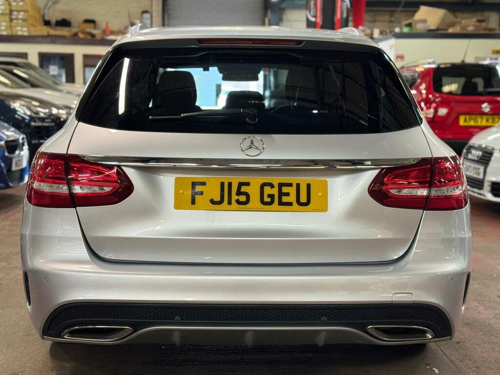 Mercedes-Benz C Class 2.0 C200 Amg Line Premium Estate G-tr FJ15GEU Silver #5