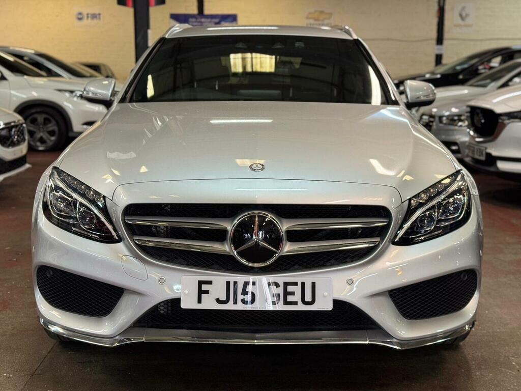 Mercedes-Benz C Class 2.0 C200 Amg Line Premium Estate G-tr FJ15GEU Silver #2