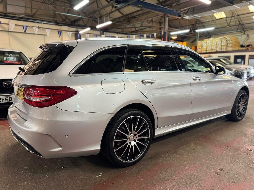Mercedes-Benz C Class 2.0 C200 Amg Line Premium Estate G-tr FJ15GEU Silver #6