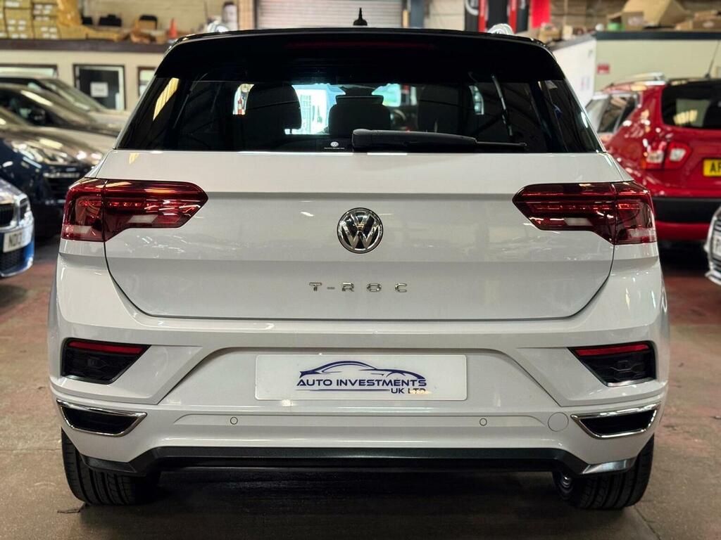 Volkswagen T-Roc 2.0 Tdi R-line Dsg Euro 6 Ss White #5