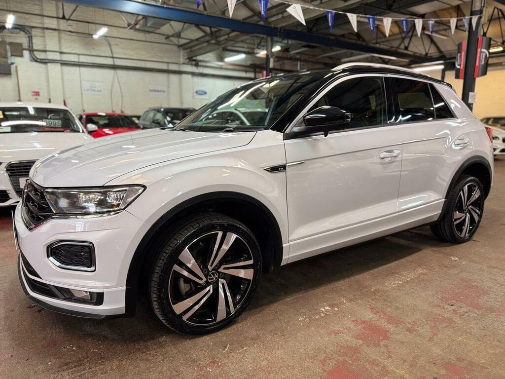 Volkswagen T-Roc 2.0 Tdi R-line Dsg Euro 6 Ss White #3