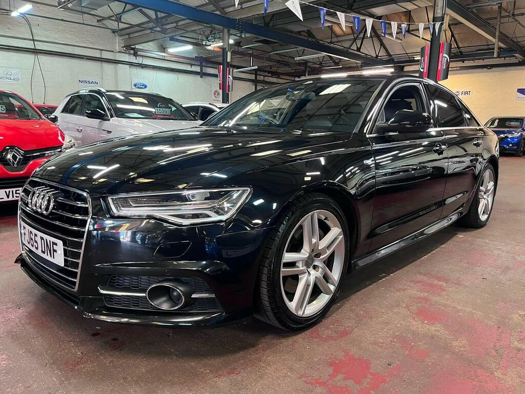 Audi A6 Saloon 2.0 Tfsi S Line S Tronic Quattro Euro 6 Ss Black #3