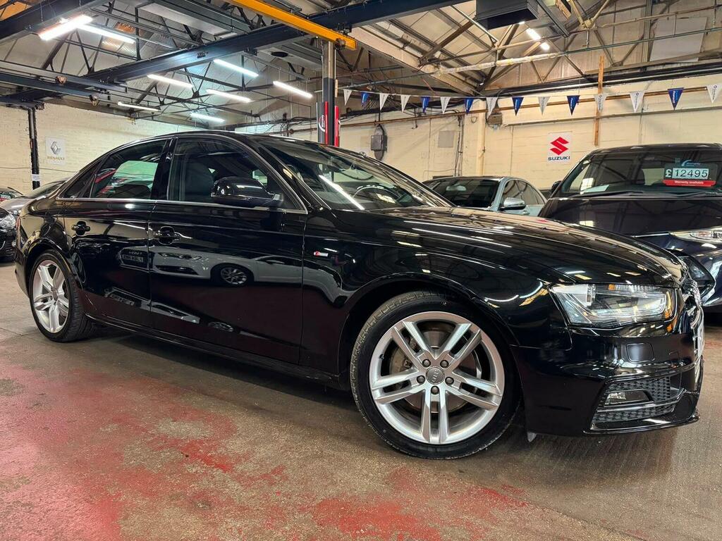 Audi A4 2.0 Tfsi S Line Saloon S Tronic Euro 6 Black