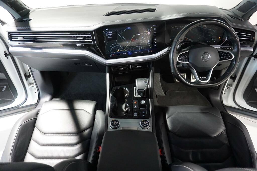 Volkswagen Touareg 3.0 Tdi V6 White #6