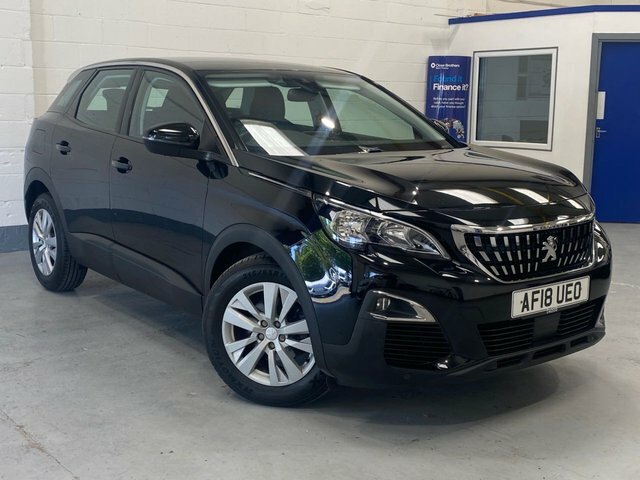 Peugeot 3008 2018 1.2 Puretech Active Suv Eat Euro 6 Black