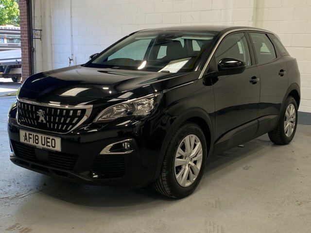 Peugeot 3008 2018 1.2 Puretech Active Suv Eat Euro 6 Black #4