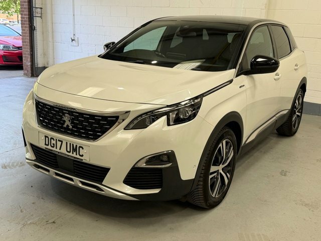 Peugeot 3008 2017 1.2 Puretech Gt Line Suv Eat Euro White #3