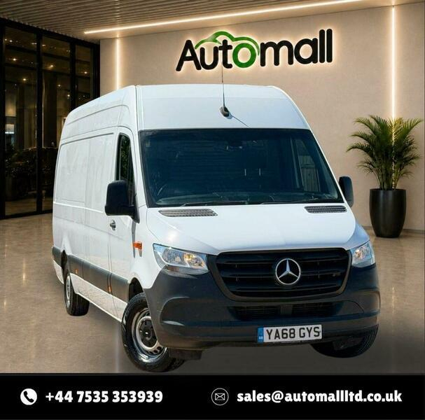 Mercedes-Benz Sprinter 2.1 311 Cdi Rwd L3 H2 Euro 6 White #2