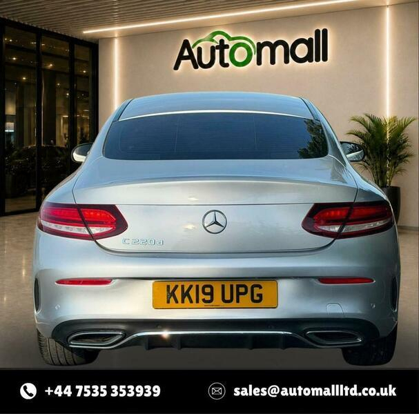 Mercedes-Benz C Class Saloon 2.0 C220d Sport G-tronic Euro 6 Ss Grey #15
