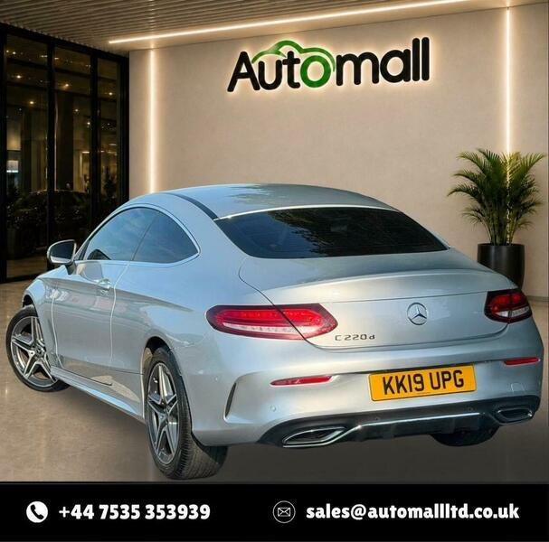 Mercedes-Benz C Class Saloon 2.0 C220d Sport G-tronic Euro 6 Ss Grey #11