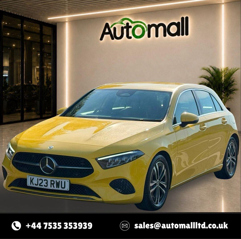 Mercedes-Benz A Class 1.3 H Mhev Sport Executive 7G-dct Euro 6 Ss 5 Yellow #2