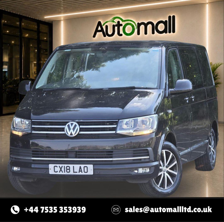 Volkswagen Caravelle 2.0 Tdi Bluemotion Tech Executive Dsg Euro 6 Ss CX18LAO Black #4