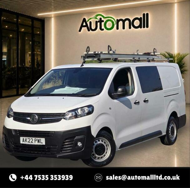 Vauxhall Vivaro 2.0 Turbo D 3100 Dynamic Crew Van L2 H1 Euro 6 S White #6