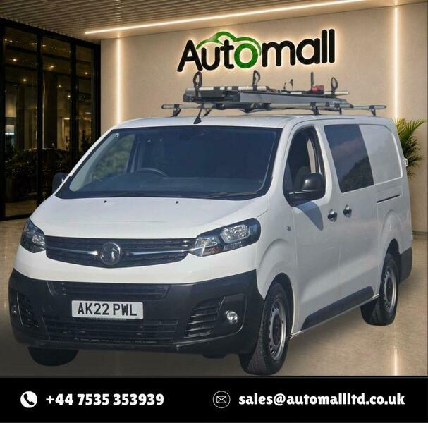 Vauxhall Vivaro 2.0 Turbo D 3100 Dynamic Crew Van L2 H1 Euro 6 S White #4