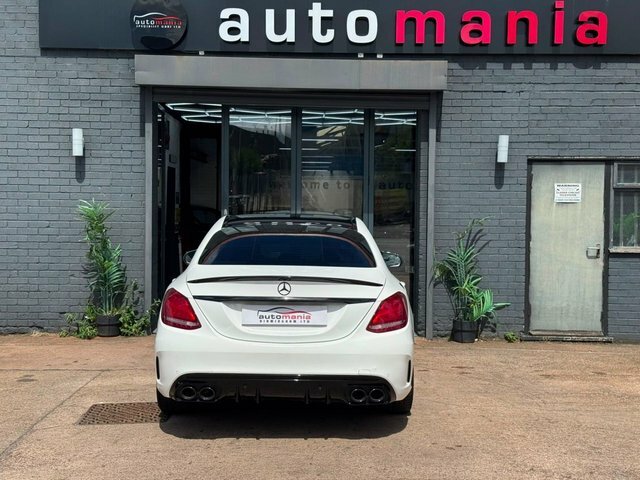 Mercedes-Benz C Class C220d Amg Line Saloon White #3