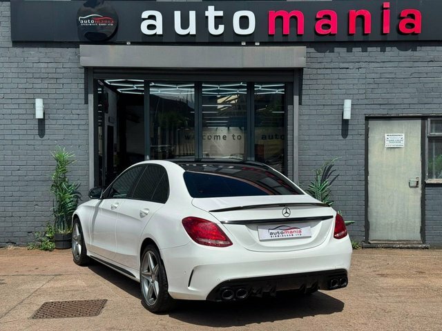 Mercedes-Benz C Class C220d Amg Line Saloon White #5