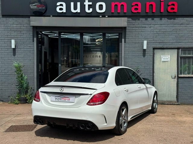 Mercedes-Benz C Class C220d Amg Line Saloon White #4