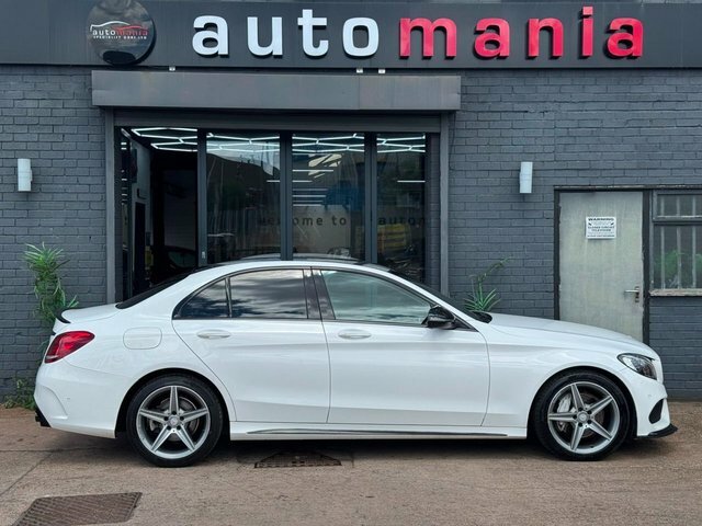 Mercedes-Benz C Class C220d Amg Line Saloon White