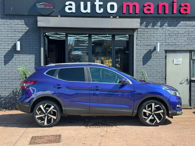 Nissan Qashqai Dig-t Tekna Suv KP69WDG Blue #3