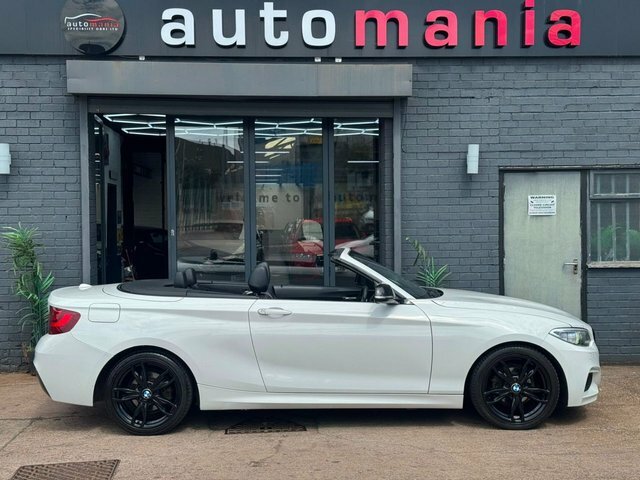 BMW 2 Series 218D M Sport Convertible White #2