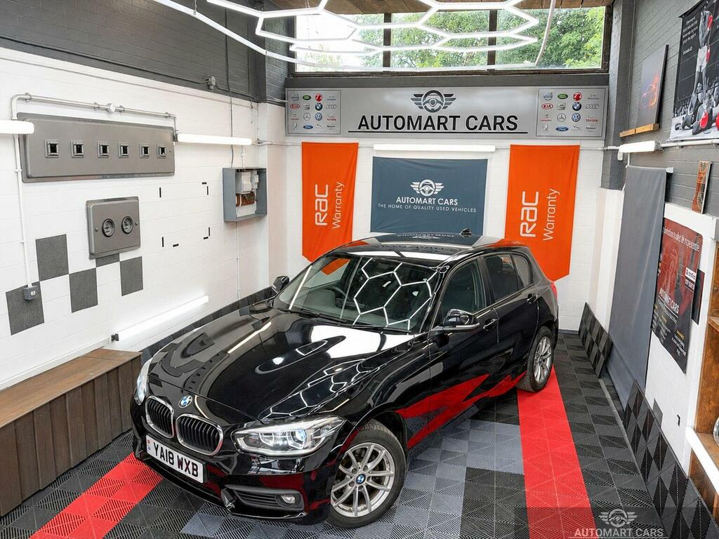 BMW 1 Series Hatchback 1.5 116D Se Business Euro 6 Ss 2 YA18WXB Black #3