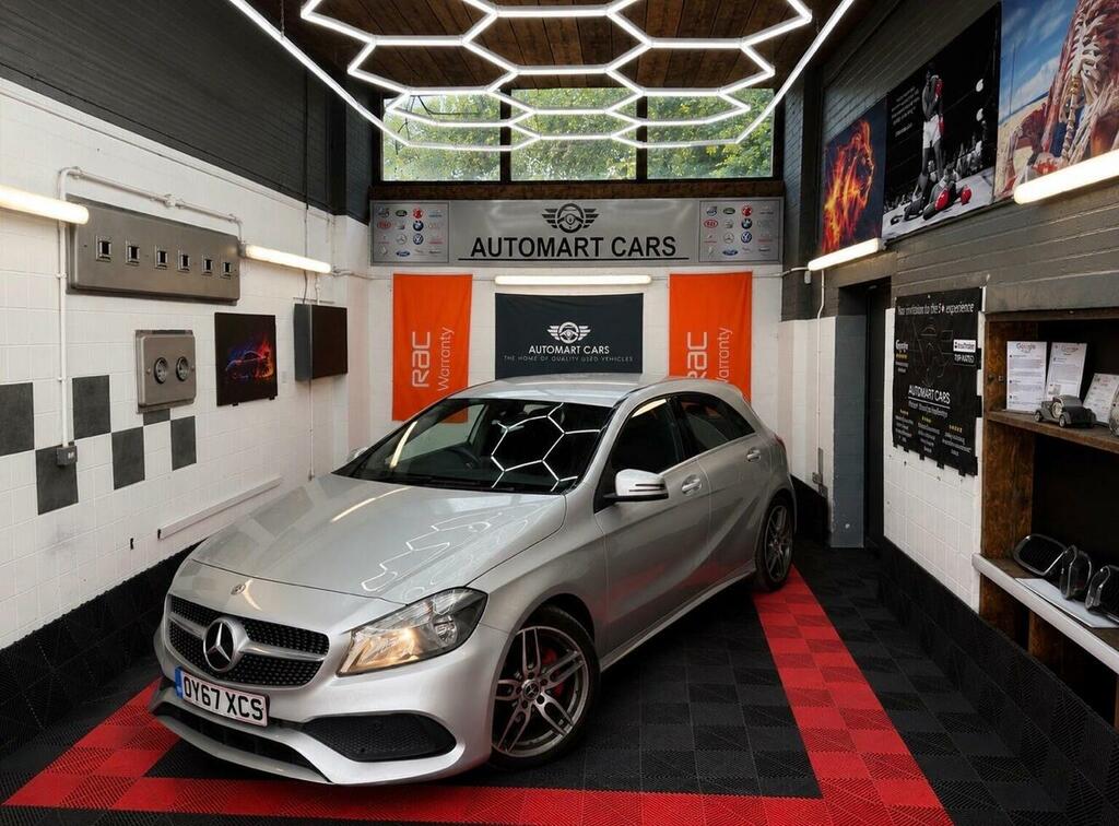 Mercedes-Benz A Class Hatchback 1.5 A180d Amg Line 7G-dct Euro 6 Ss 5 Silver