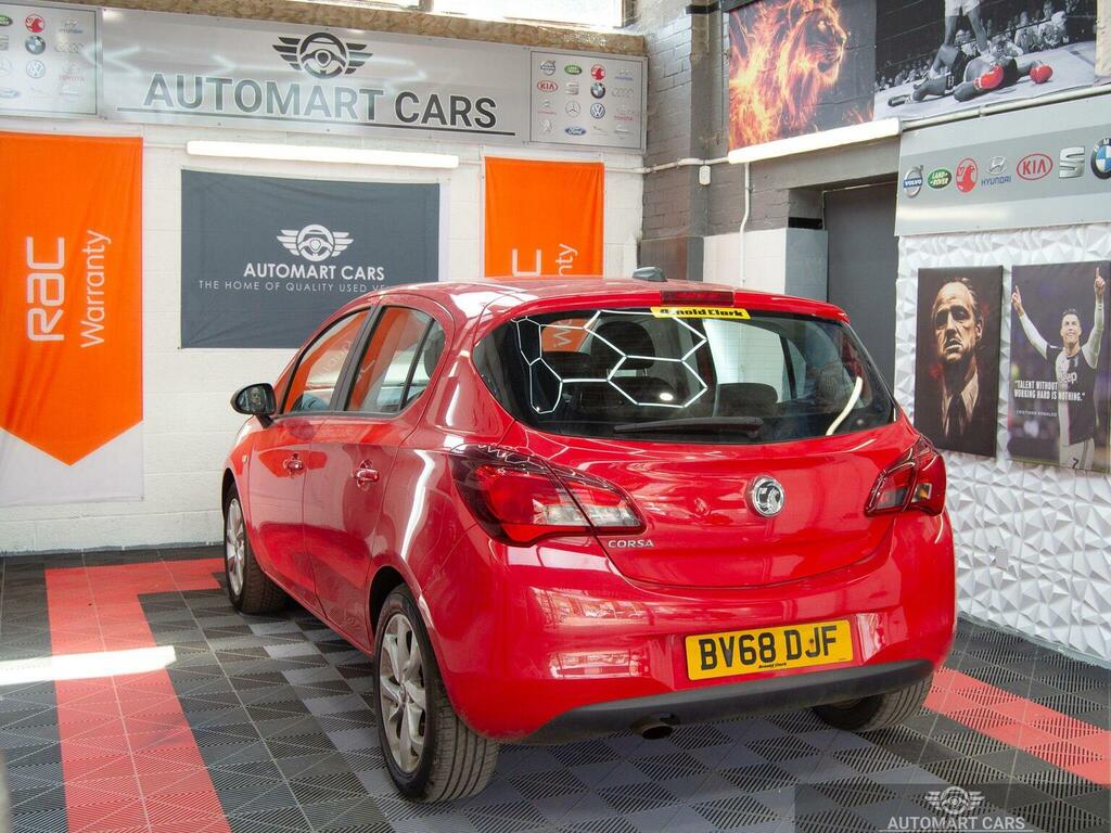 Vauxhall Corsa Hatchback 1.4I Ecotec Sri Nav Euro 6 201868 BV68DJF Red #2