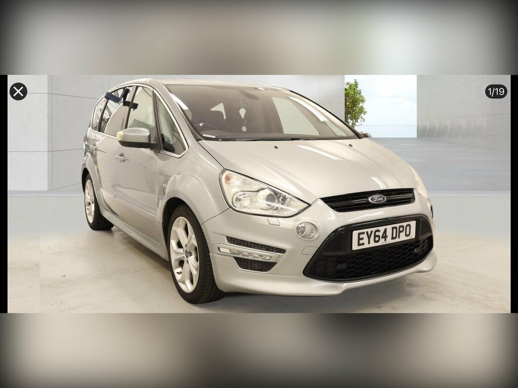 Ford S-Max 2.0T Ecoboost Titanium X Sport Powershift Euro 5 5 Silver