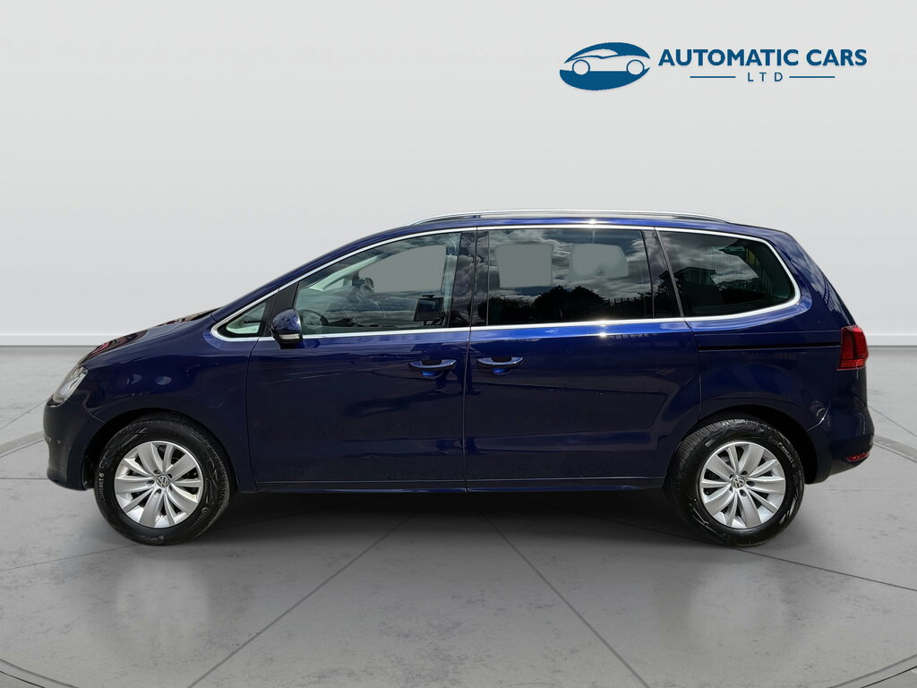 Volkswagen Sharan Se Navigation Tsi Dsg Blue #4