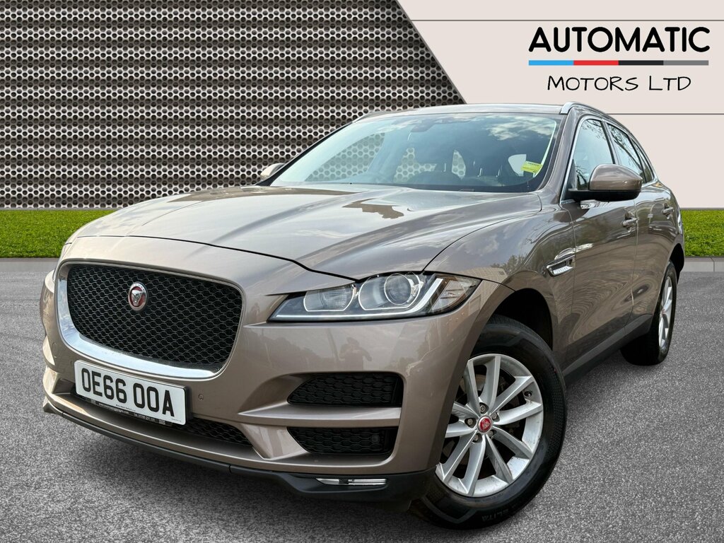 Jaguar F-Pace 2.0 D180 Prestige Suv Awd Euro 6 OE66OOA Brown #4