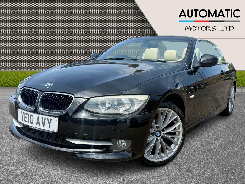 BMW 3 Series 2.0 320I Se Convertible Steptronic Euro YE10AVY Black #6