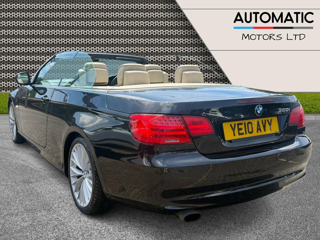 BMW 3 Series 2.0 320I Se Convertible Steptronic Euro YE10AVY Black #2